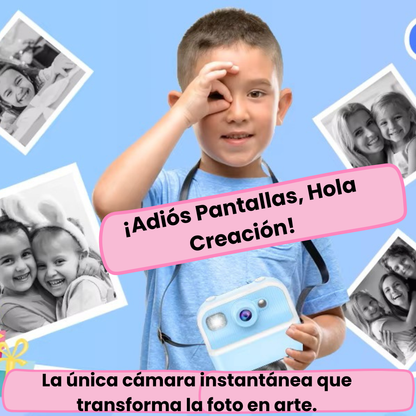 Cámara Digital + Instantánea Imprime y Colorea